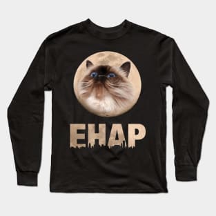 EHAP Cat Moon Long Sleeve T-Shirt